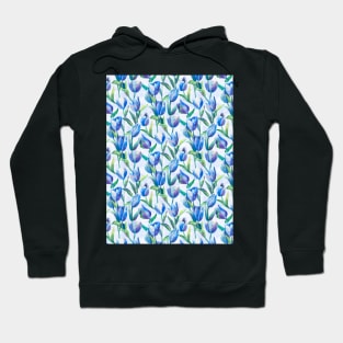 Tulips spring	blue Hoodie